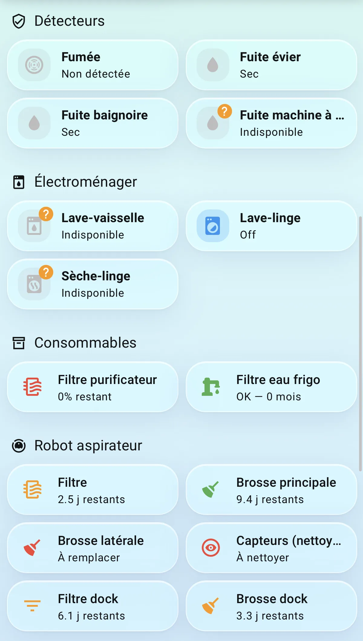 Maintenance — sèche-linge