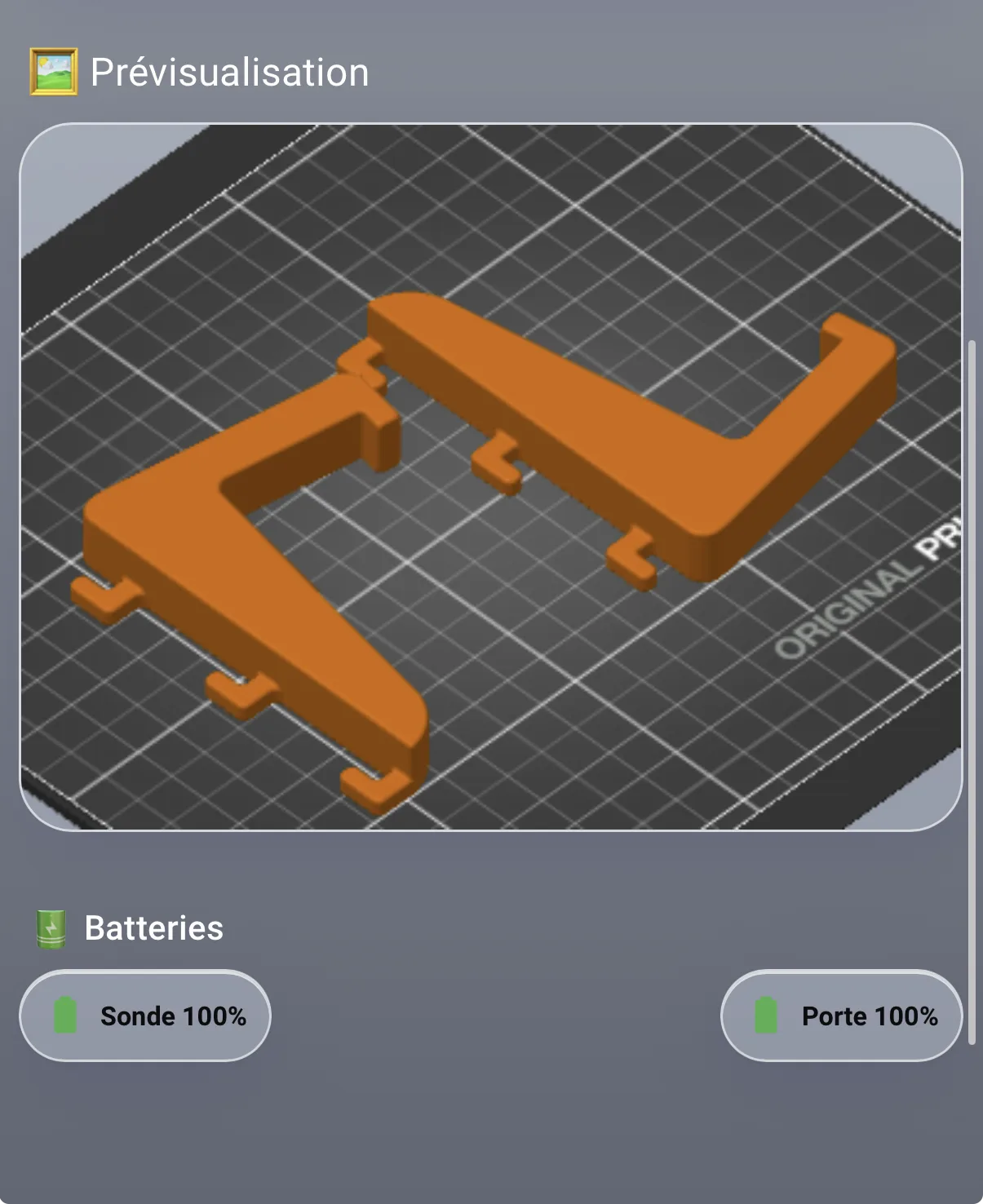 Prusa — paramètres caisson